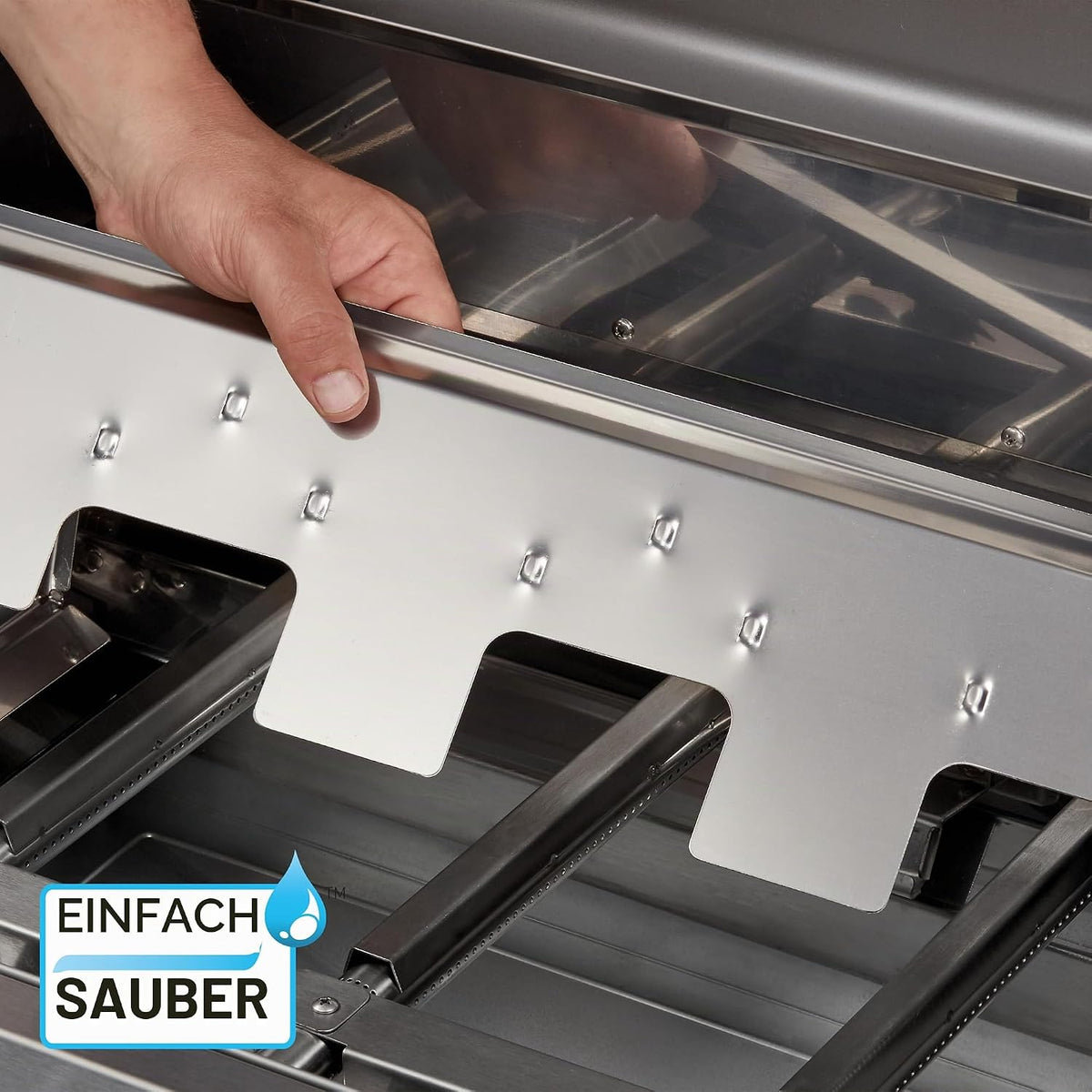 Enders® Gasgrill MONROE PRO X 3 S TURBO, 3-Edelstahlbrenner, Sichtfenster, HEAT RANGE™, SWITCH GRID™, 800 °C TURBO ZONE™, SIMPLE CLEAN™, #8374