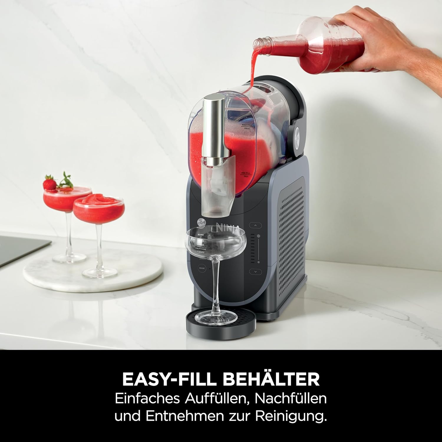 Ninja SLUSHi Maschine für Slush, fasst 1,9 L, Grün, FS301EUTG