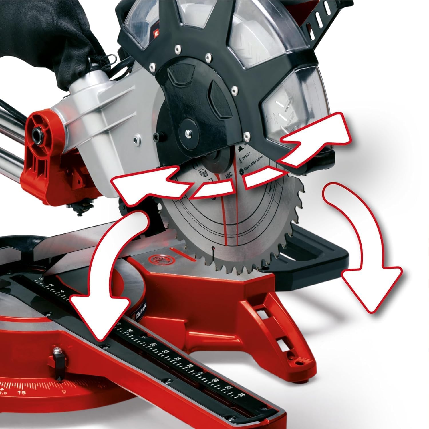 Einhell Zug-Kapp-Gehrungssäge TC-SM 2534/1 Dual