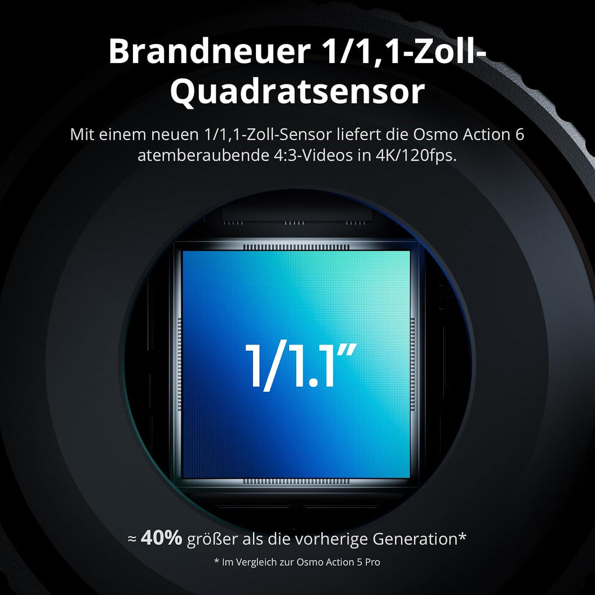 DJI Osmo Action 6 Standard-Combo, 8K-Action-Cam für den täglichen Einsatz