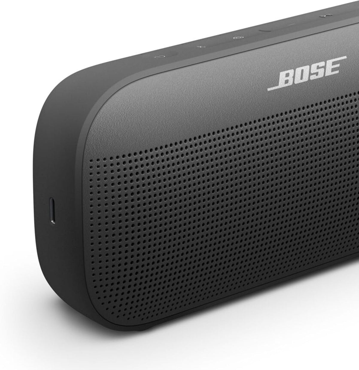 Bose SoundLink Flex Portable Bluetooth Speaker (2nd Gen.), Portable Outdoor Speaker with Lifelike Sound, Up to 12 Hours Battery Life, Dustproof and Waterproof, Black