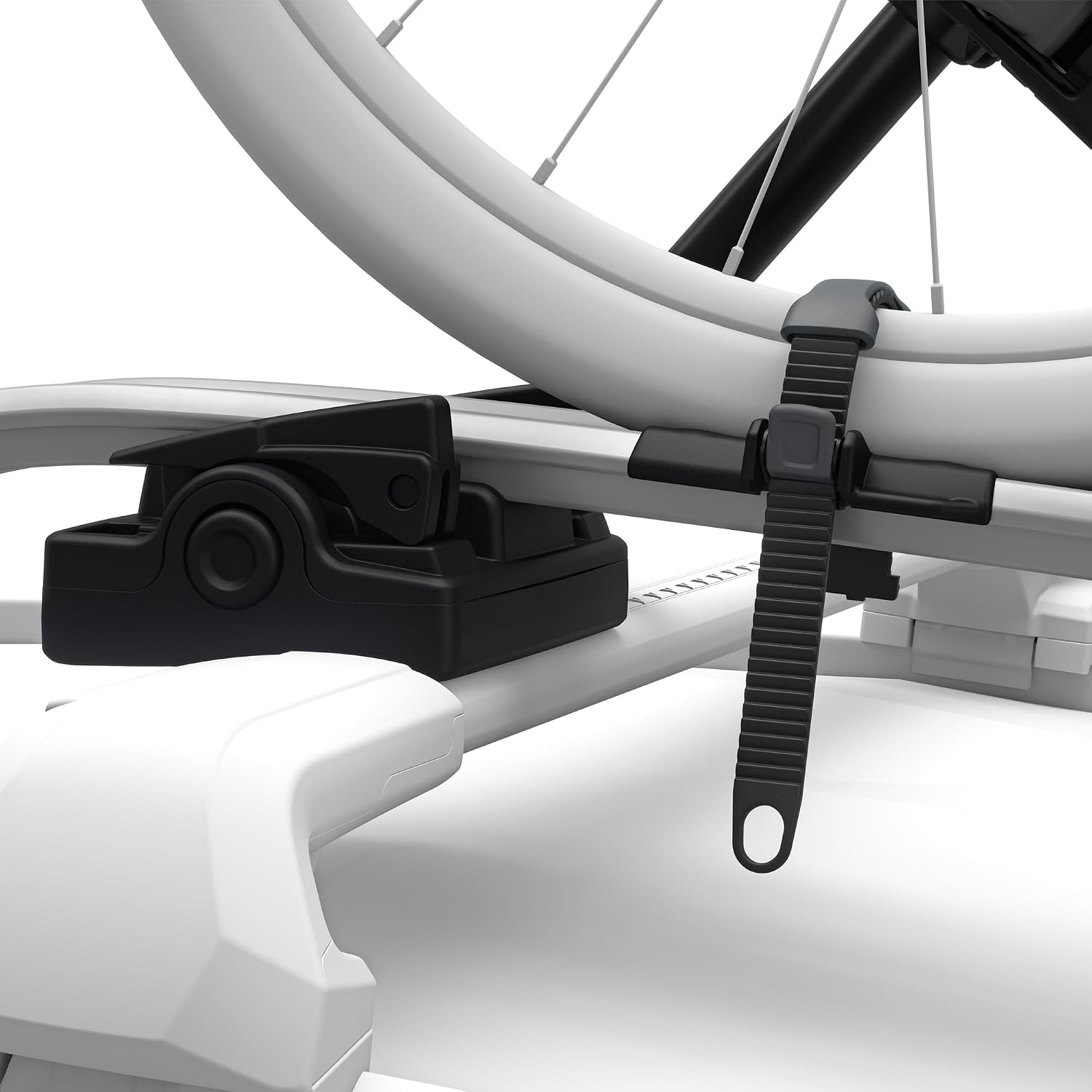 Thule Upride Dachfahrradträger, Fahrradträger für Dach Black/aluminum, One-Size