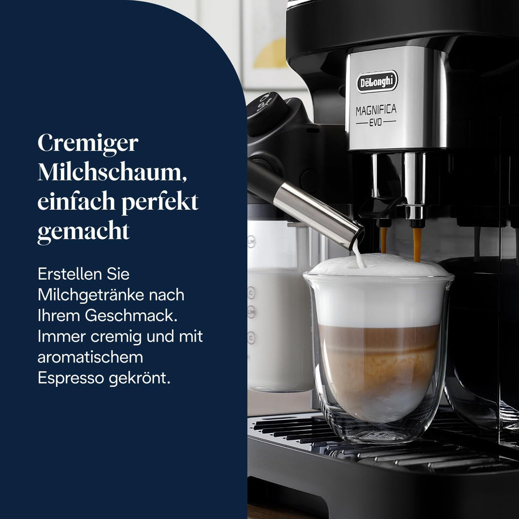 De'Longhi Magnifica Evo - Kaffeevollautomat 7 Getränke Schwarz