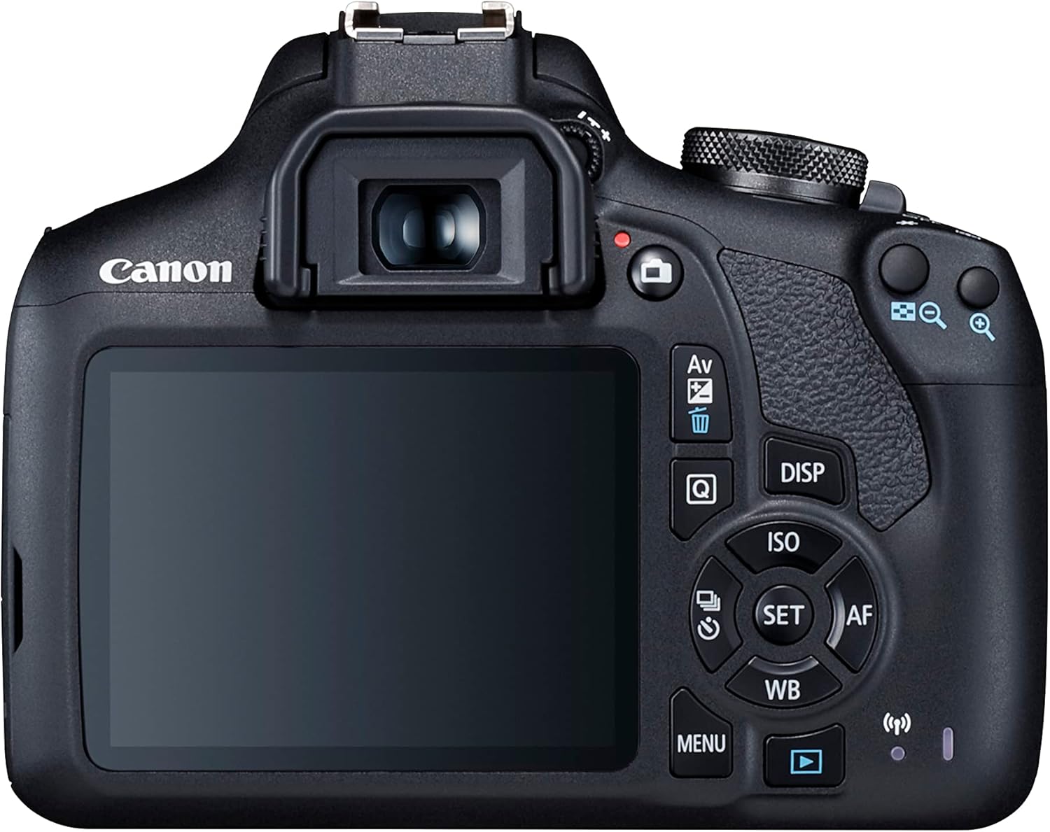Canon EOS 2000D SLR Camera with EF-S 18–55 F3.5-5.6 III Lens (24.1 MP, DIGIC 4+, 7.5 cm (3.0 Inch) LCD, Display, Full HD, WiFi, APS-C CMOS Sensor), Black