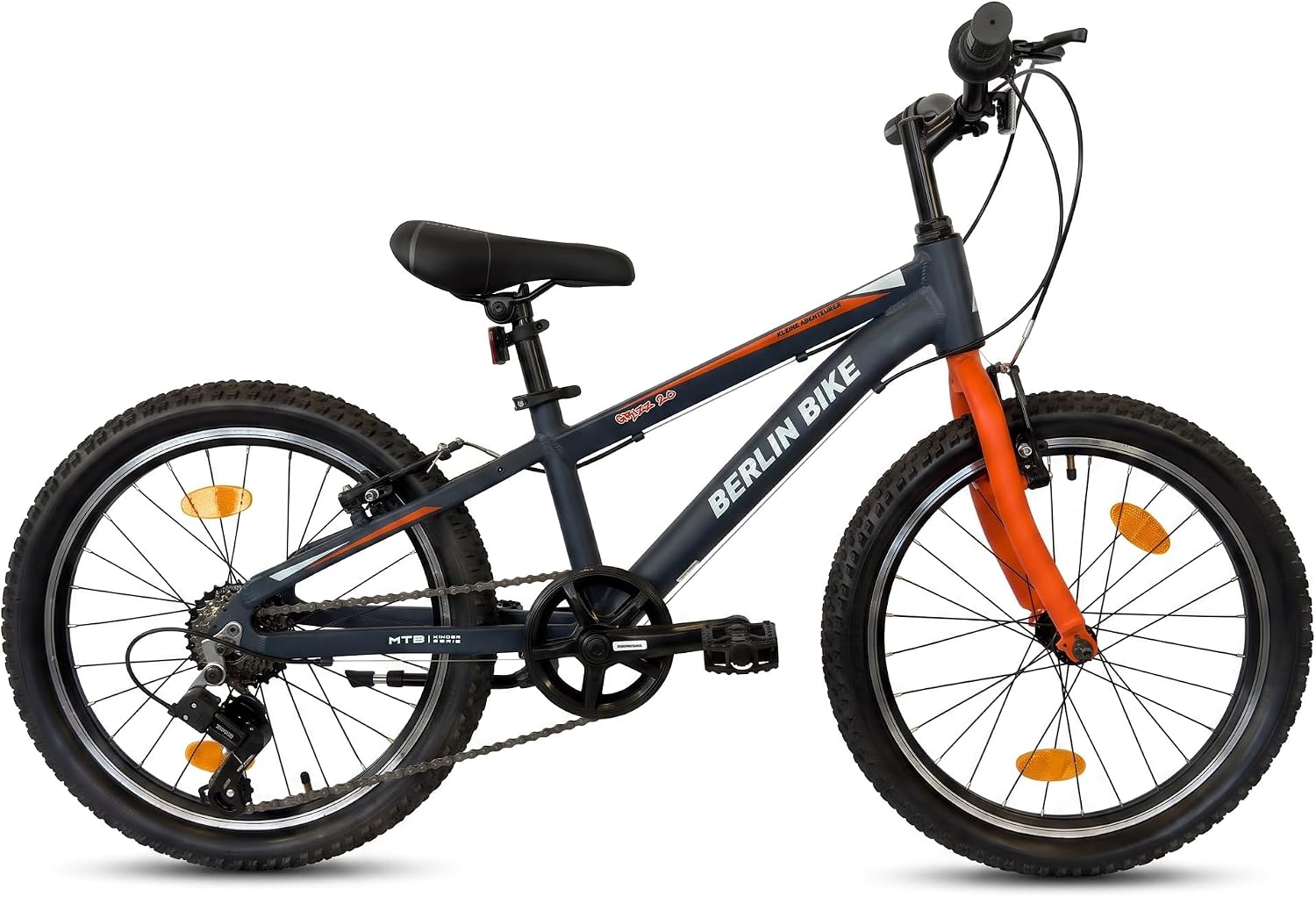 Grizz 20 Zoll Mountainbike - Leichter Aluminiumrahmen - 7-Gang Shimano