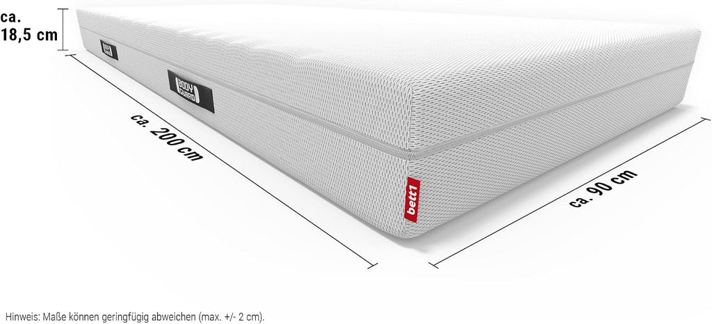 bett1 Bodyguard Anti-Kartell-Matratze 90x200 cm