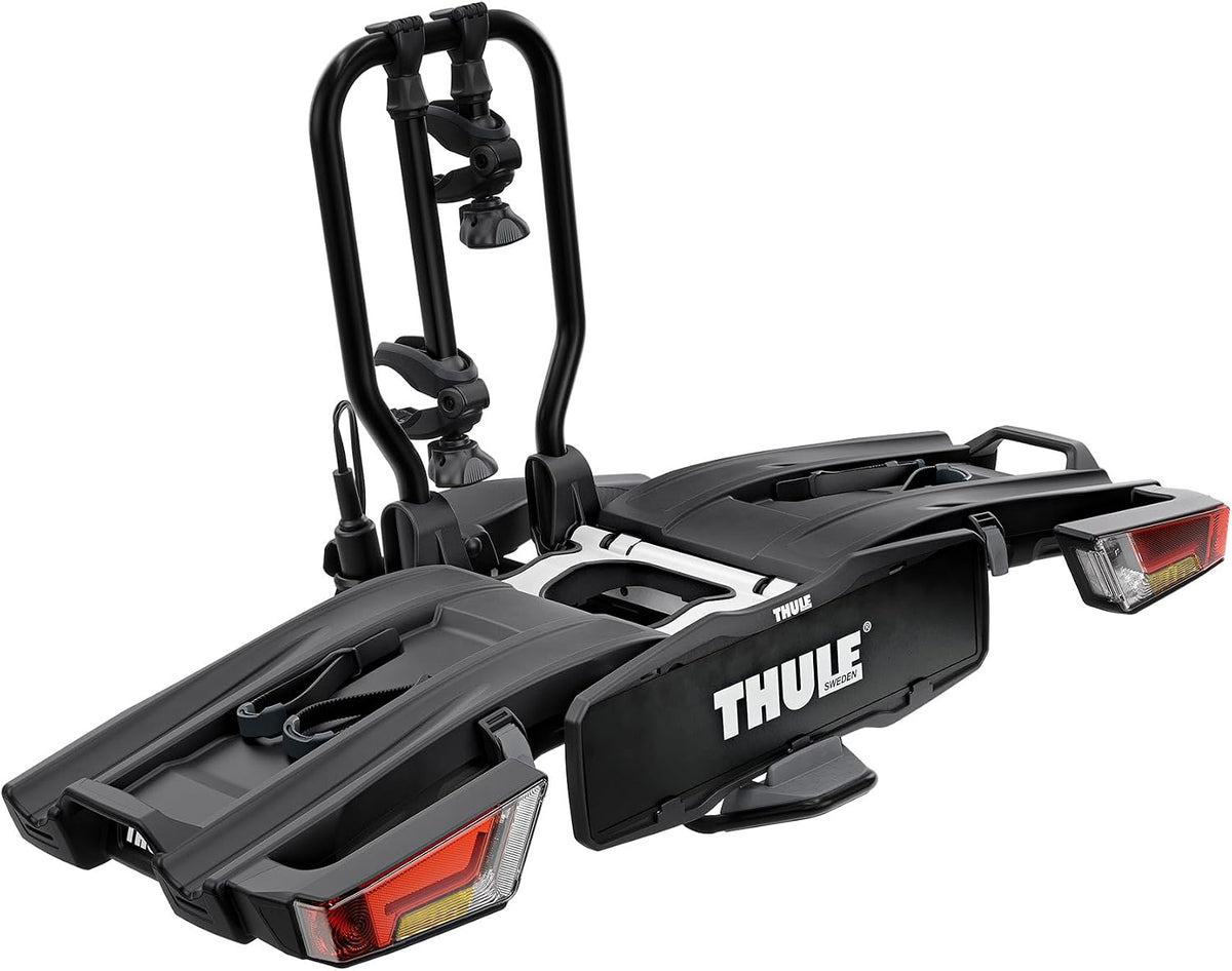 THULE 933B EasyFold XT 2bc. Schwarz (13-polig), ohne Beutel für Fahrradträger/Stangen, Sport, Mehrfarbig (Mehrfarbig),