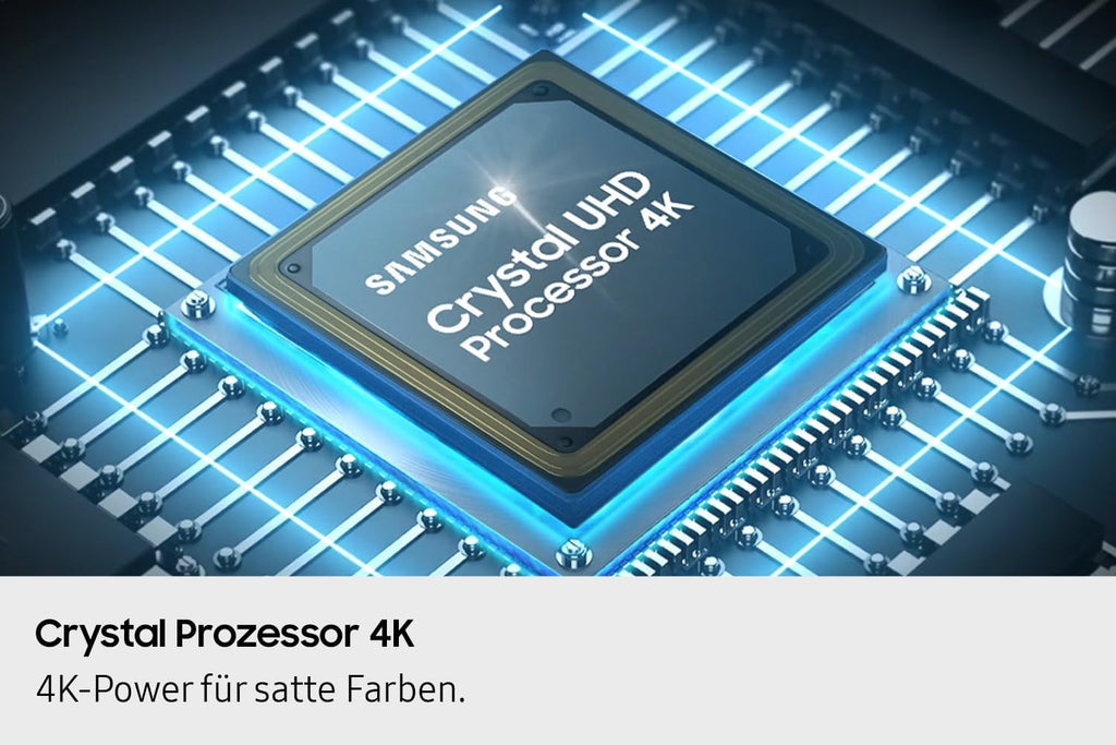 Samsung Crystal UHD 4K U7099F 43 Zoll (108 cm) LED, Optimiert für Fussball und Gaming, 4K Prozessor, AI Upscaling, SmartThings, Knox Security, 2025