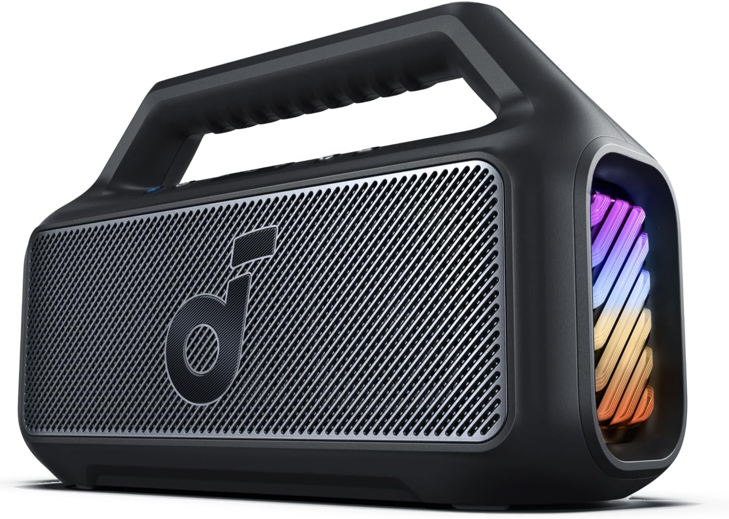 soundcore by Anker Boom 2 Outdoor Speaker, 80 W, Subwoofer, BassUp 2.0 | 24h Battery, IPX7 Waterproof & Floats, LED Light, EQ, BT 5.3, Mobile Bluetooth Speaker, Camping, Beach, Garden
