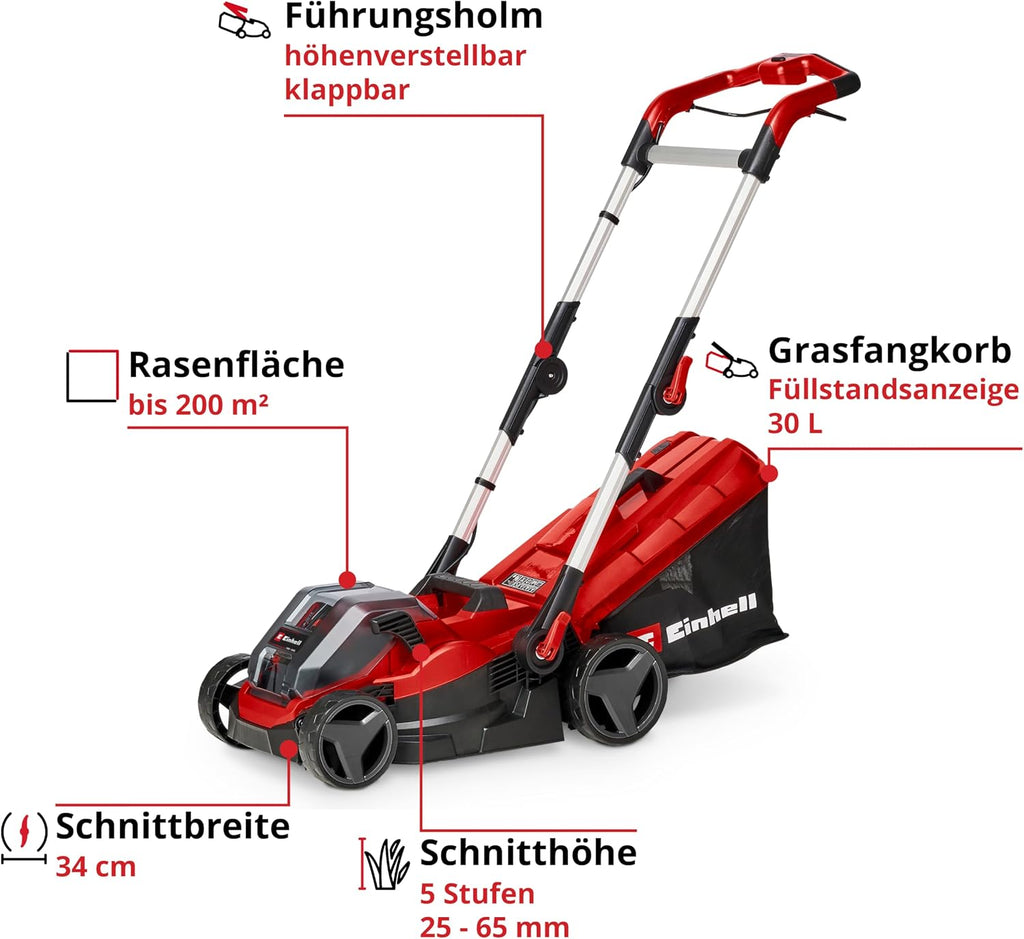 Einhell Akku-Rasenmäher GE-cm 36/34-1 Li-Solo