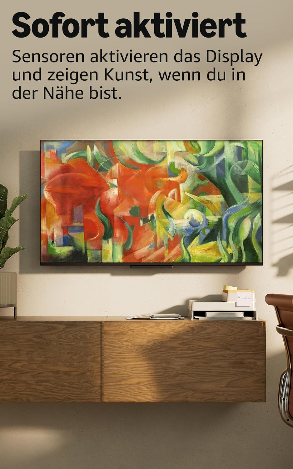 Amazon Ember 2-Serie mit Fire TV (neueste Generation), 32-Zoll-Smart-TV in HD mit Alexa-Fernbedienung, schnellem Streaming, Dolby Audio, Ambient-TV und kostenlosem Live-TV