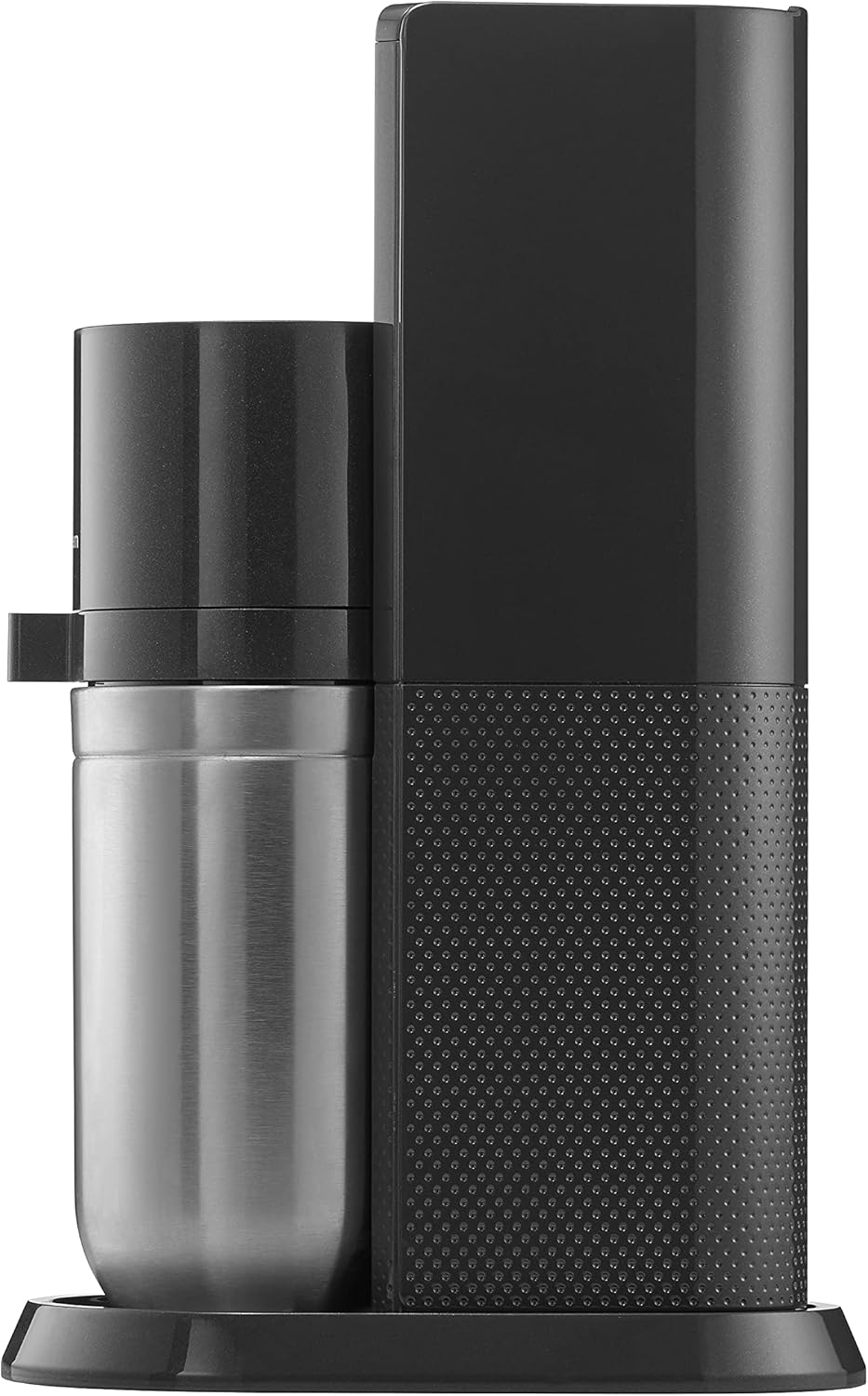 SodaStream Wassersprudler DUO Vorteilspack mit 1x Quick-Connect CO2-Zylinder, 2x 1L Glasflasche und 1x 1L spülmaschinenfeste Kunststoff-Flasche, Höhe: 44cm, Farbe: Titan