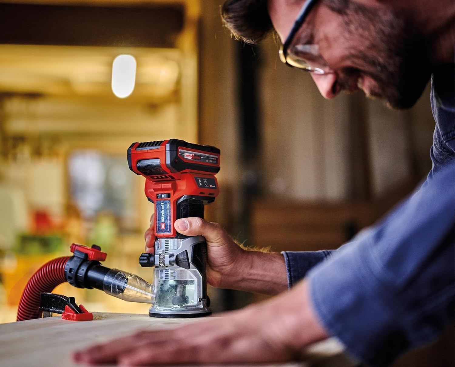Einhell Professional Akku-Kantenfräse TP-ET 18 Li BL-Solo