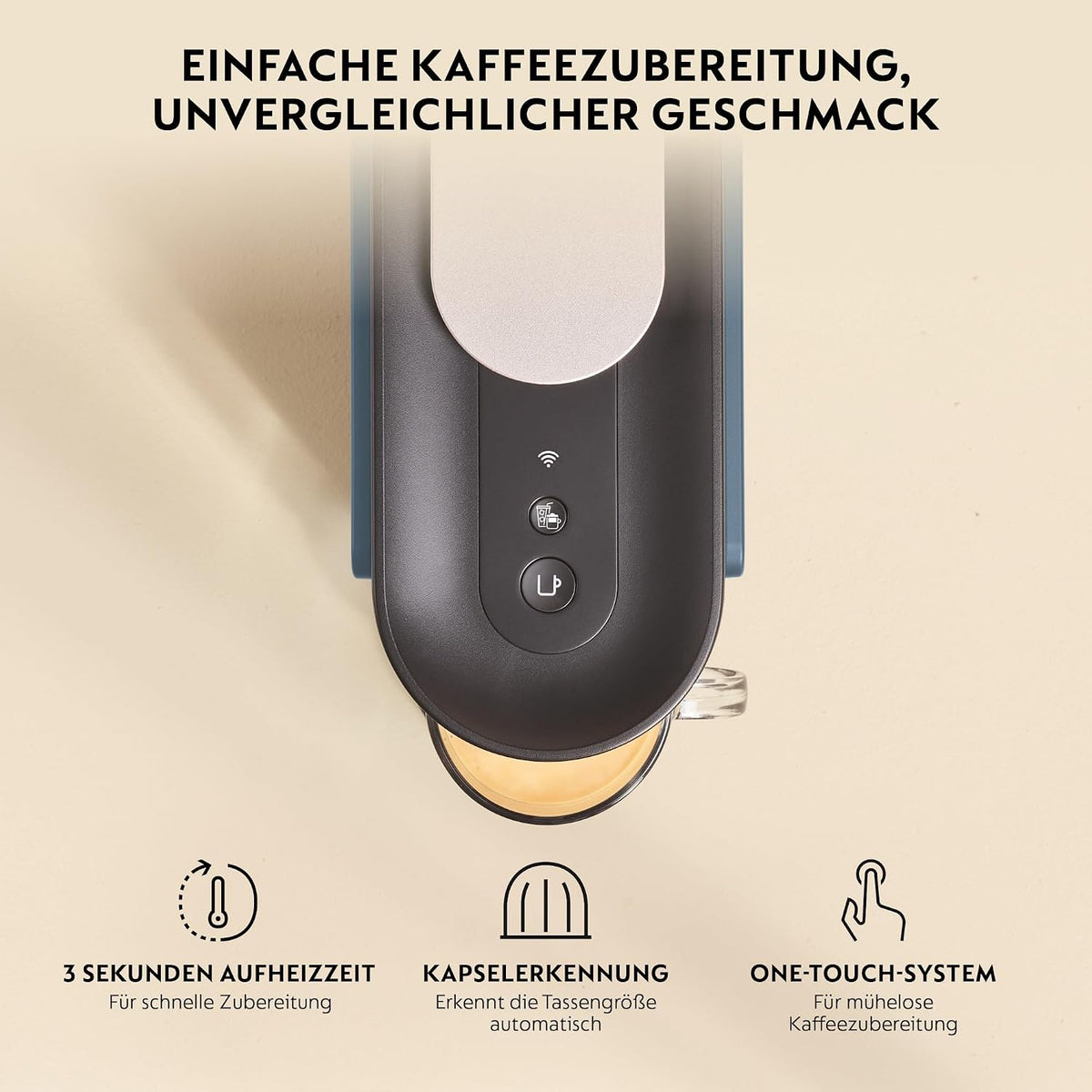NESPRESSO KRUPS Vertuo Up Blau Kapselmaschine XN9404