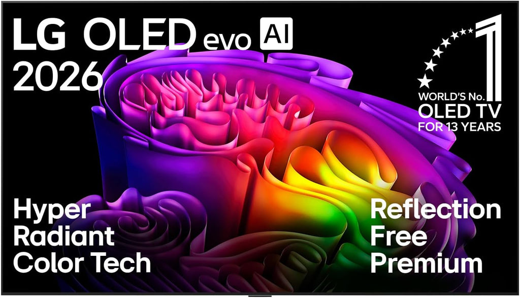 LG OLED65G67LW TV 65 Zoll, 4K OLED Evo AI, α11 Gen3 Prozessor, webOS 26, 120Hz, VRR bis zu 165Hz, Modelljahr 2026, Energieklasse E