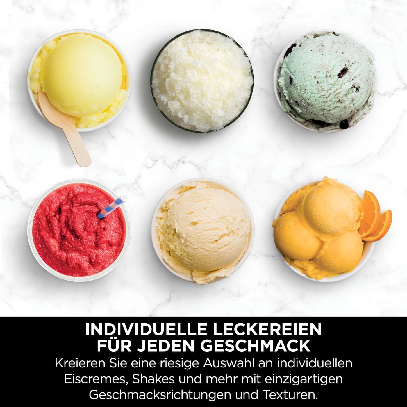 Ninja CREAMi Deluxe Eis-und Eisgetränkmaschine, mit 2 Bechern, Silber