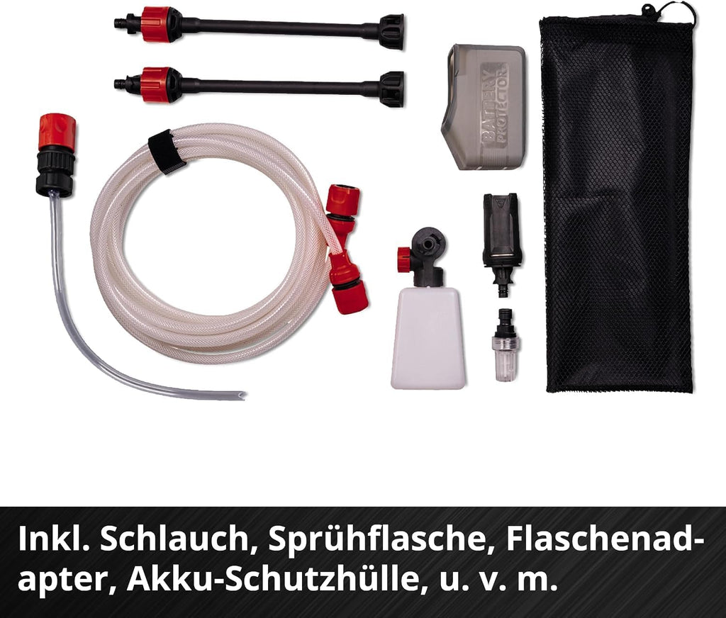 Einhell Hypresso 18/24-1 Power X-Change Cordless Pressure Washer Gun (18 V, 24 Bar, Mobile Cleaning and Irrigation, 240 L/h, Includes Accessories, without Battery and Charger)