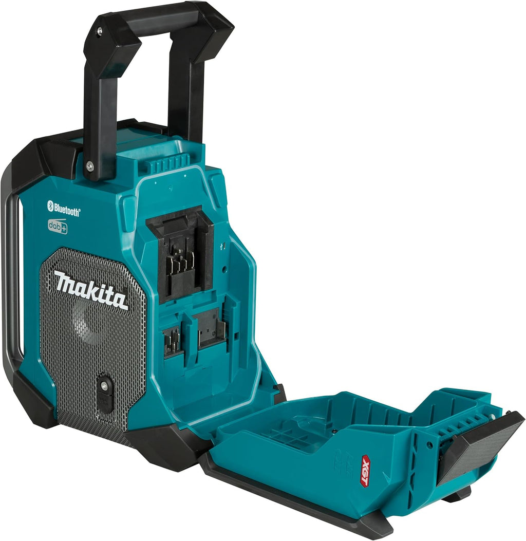 Makita MR007GZ Baustellenradio 18 V, 40 V Max., DAB, DAB+, FM, Bluetooth, Petrol, ohne Akku, ohne Ladegerät