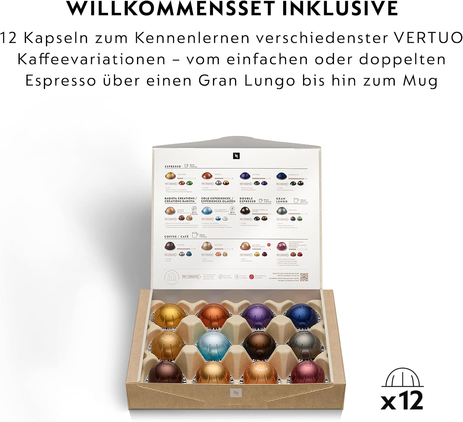 NESPRESSO KRUPS Vertuo Pop Plus Titan Kapselmaschine XN930T