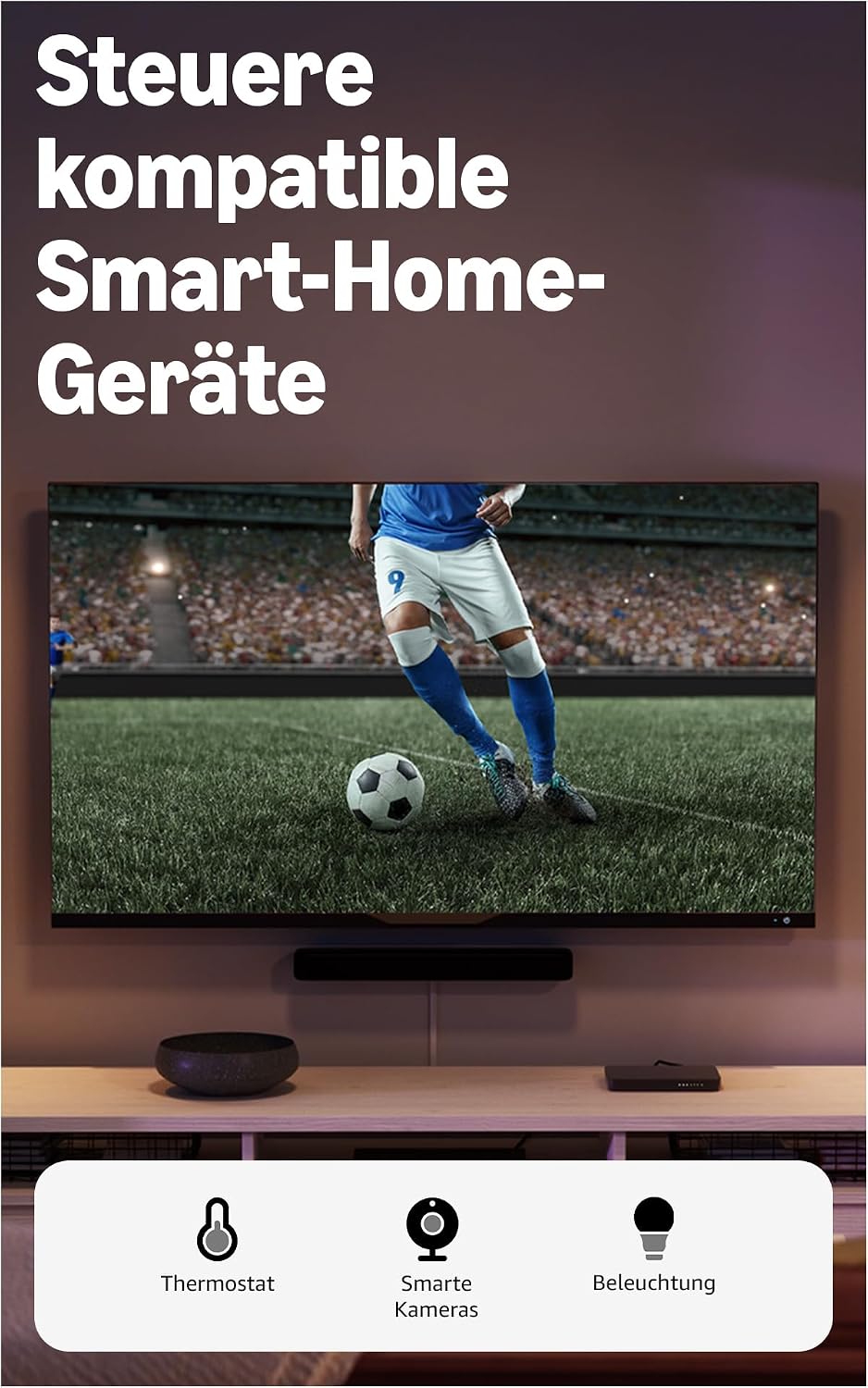 Amazon Fire TV Stick 4K Plus, supports Wi-Fi 6, Dolby Vision/Atmos, HDR10+