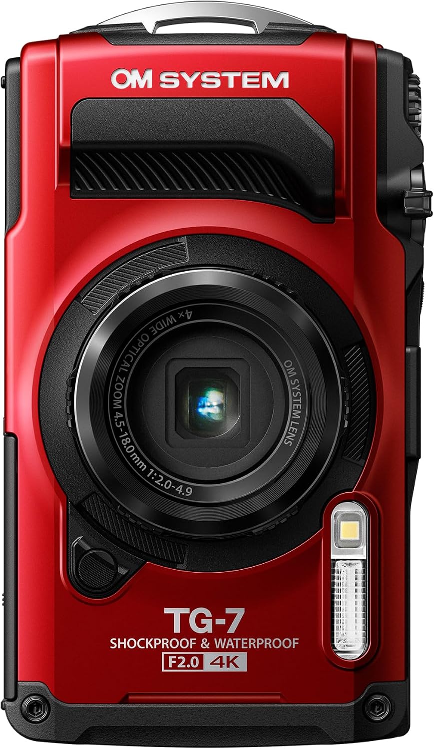 OM SYSTEM Tough TG-7 Outdoor Camera Waterproof & Shockproof F2.0 Red