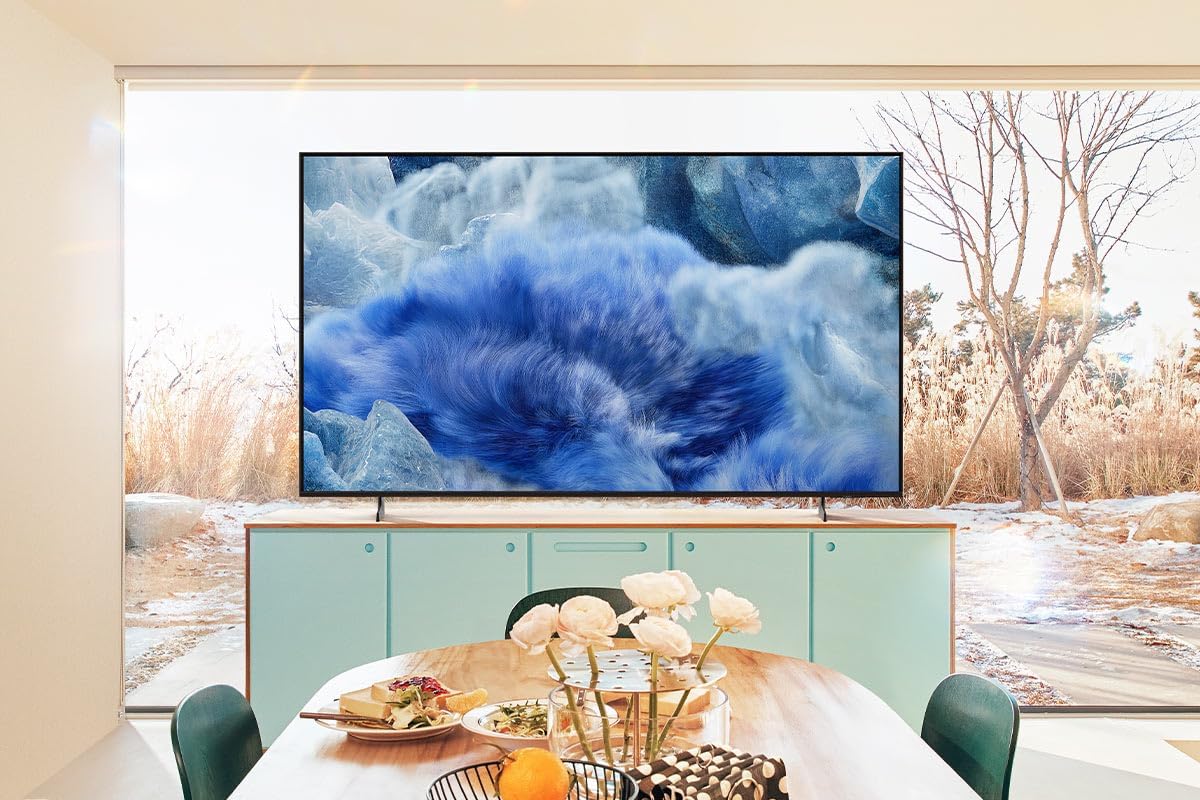 Samsung QLED Q8F 4K 85 Zoll (214 cm) UHD, Q4 AI Prozessor, Quantum Dot, AirSlim Design, Upscaling, Gaming Hub, Vision AI Smart TV
