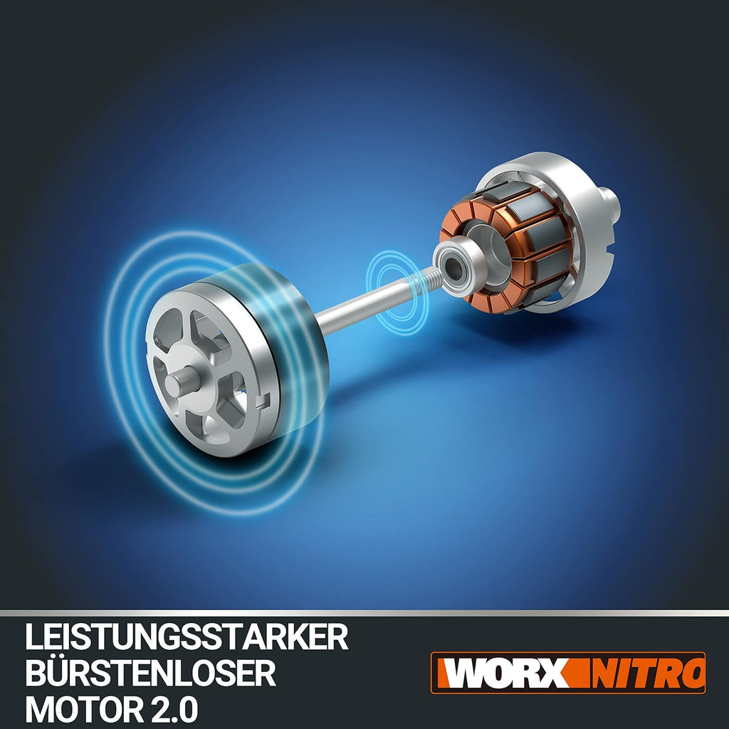 WORX WG543E.9 Profi Akku-Laubbläser Leafjet 20V, ohne Akku & Ladegerät