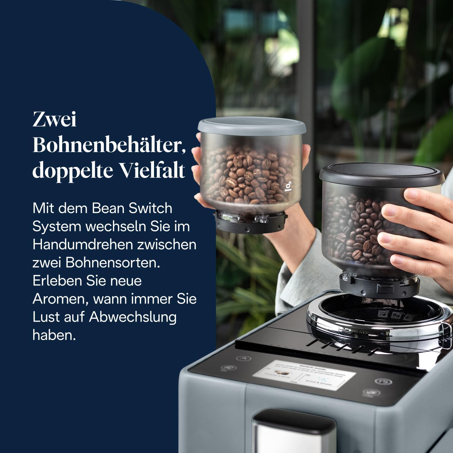De'Longhi Rivelia - Kaffeevollautomat 16 Getränke Grau