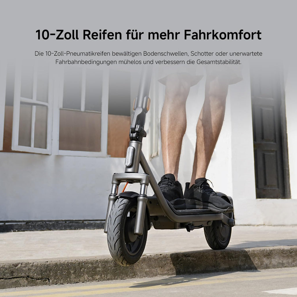 Xiaomi Electric Scooter 6 Lite E-Scooter mit ABE, bis zu 25 km Reichweite, 300 W Motor, 10 Zoll Luftreifen, Doppelfederung vorne, faltbar, Anthrazit