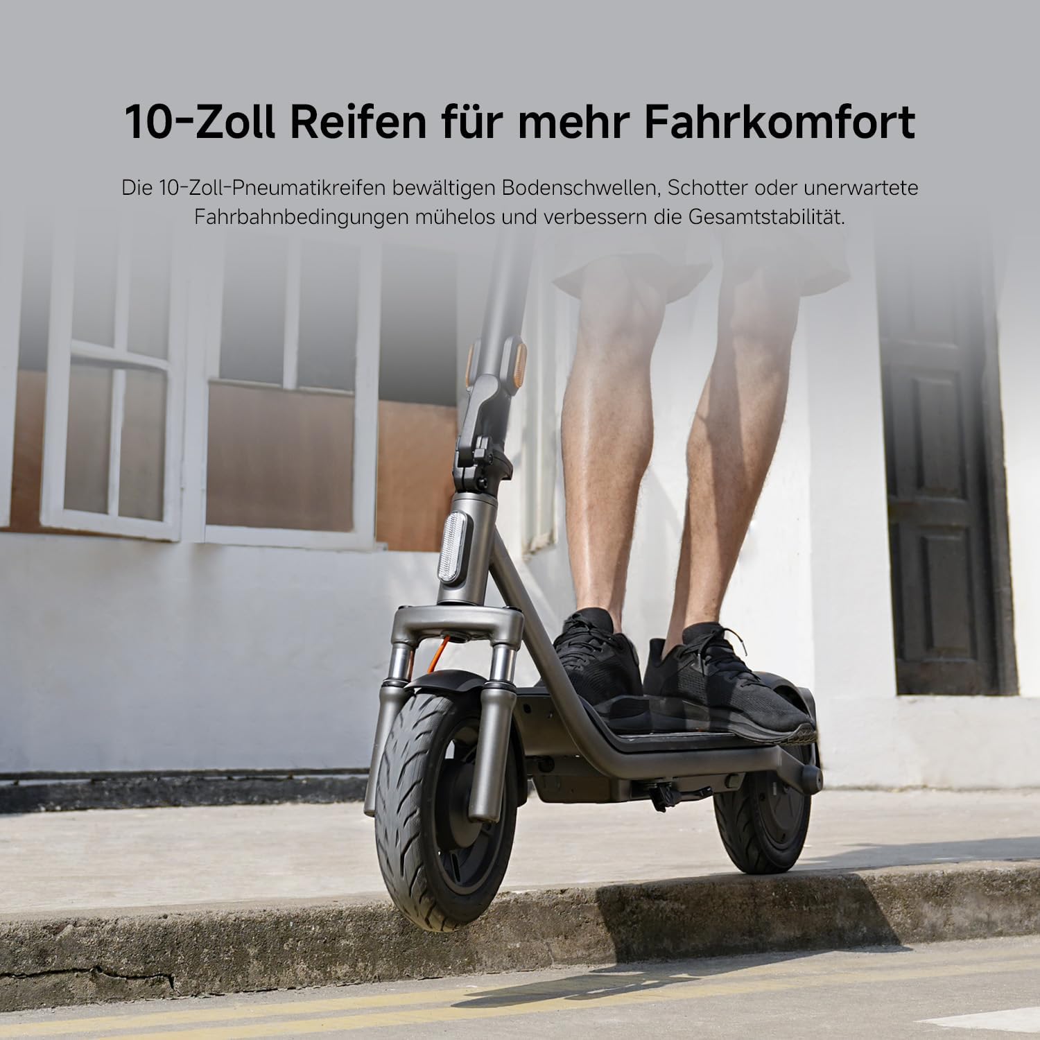 Xiaomi Electric Scooter 6 Lite E-Scooter mit ABE, bis zu 25 km Reichweite, 300 W Motor, 10 Zoll Luftreifen, Doppelfederung vorne, faltbar, Anthrazit