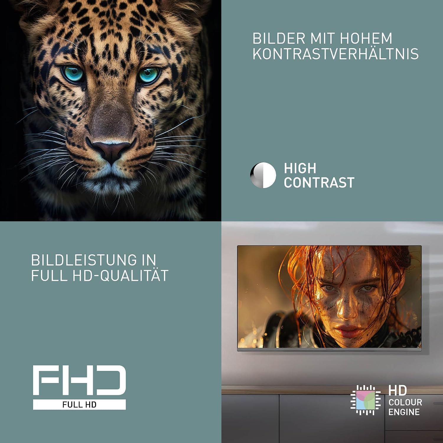Panasonic TB-32S45AEZ, S45A Serie 32 Zoll Full HD LED Smart TV, 2024, TiVo, Google- und Alexa-Sprachsteuerung, Gaming-Modus, Media Player, HDR, HDMI, für EIN außergewöhnliches visuelles Erlebnis