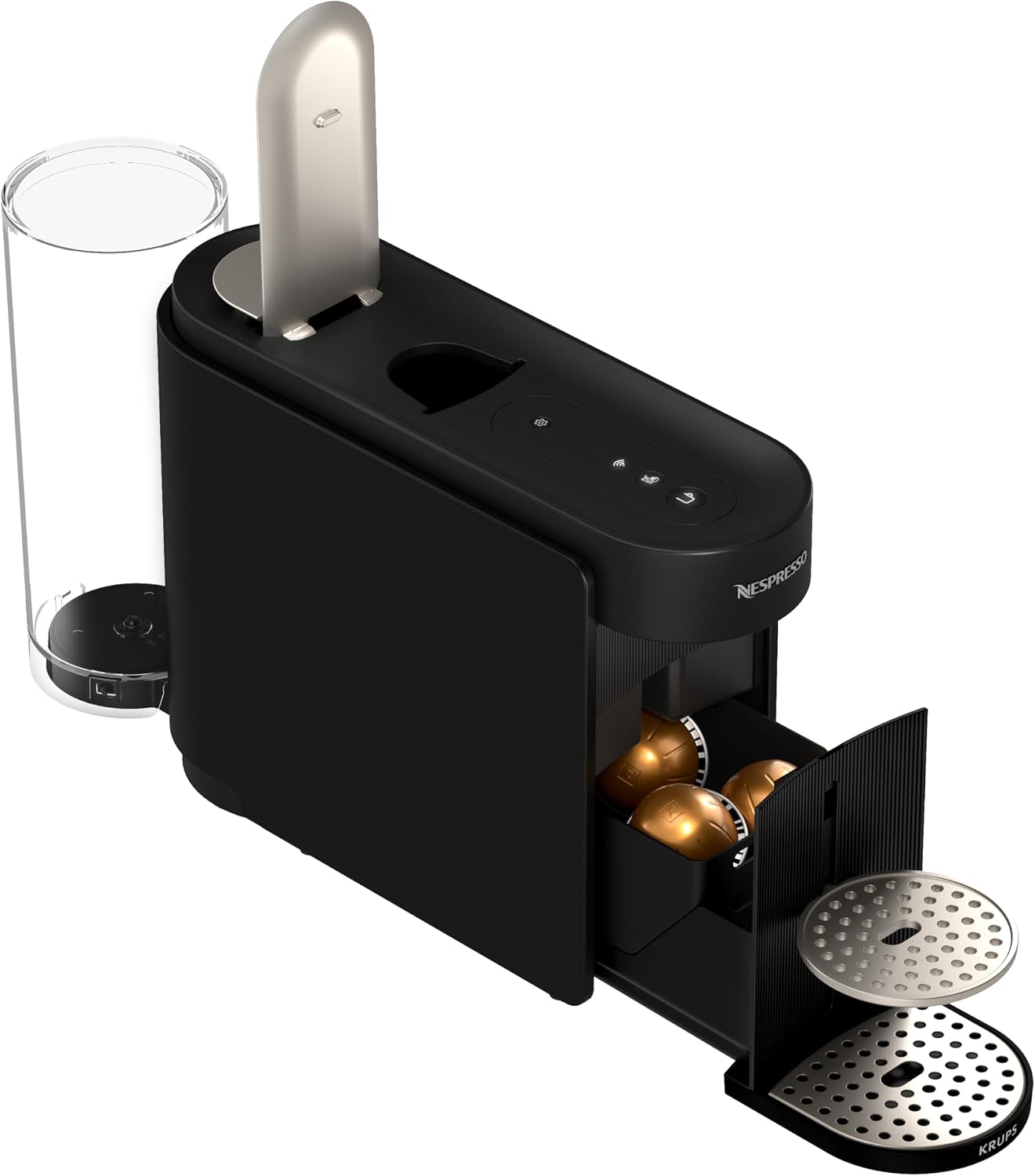 NESPRESSO KRUPS Vertuo Up Schwarz Kapselmaschine XN9408