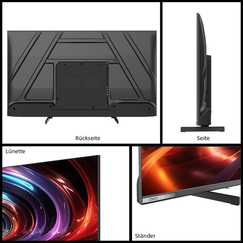 CHiQ L40QST 40 Zoll QLED Pro Google TV, Full HD, HDR10, Dolby Audio