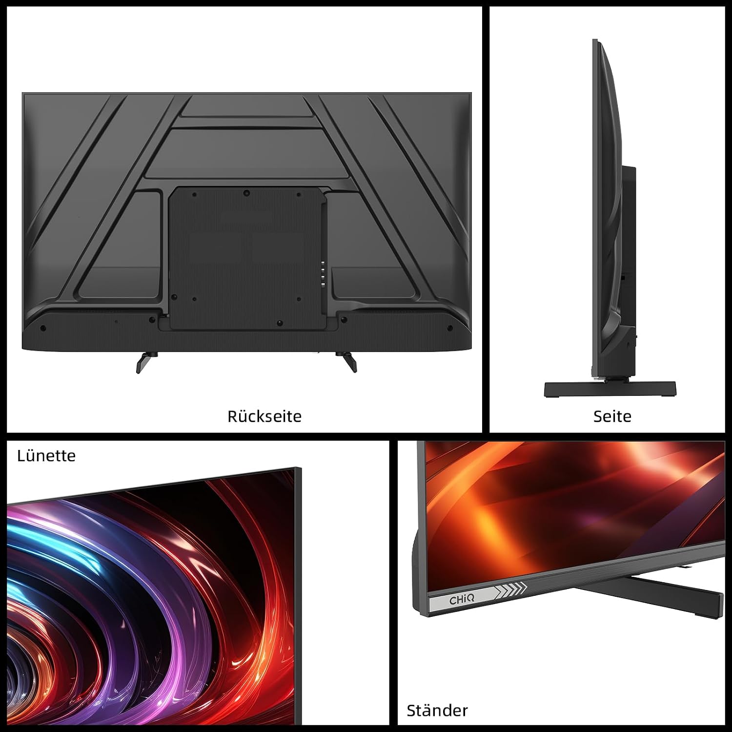 CHiQ L40QST 40 Zoll QLED Pro Google TV, Full HD, HDR10, Dolby Audio