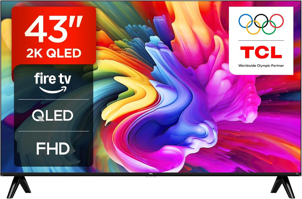 TCL 43SF560 – 43 Zoll, Full HD Smart QLED Direct LED TV mit Fire TV & HDR, Metallic Design, Rahmenlos