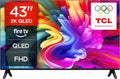 TCL 43SF560 – 43 Zoll, Full HD Smart QLED Direct LED TV mit Fire TV & HDR, Metallic Design, Rahmenlos