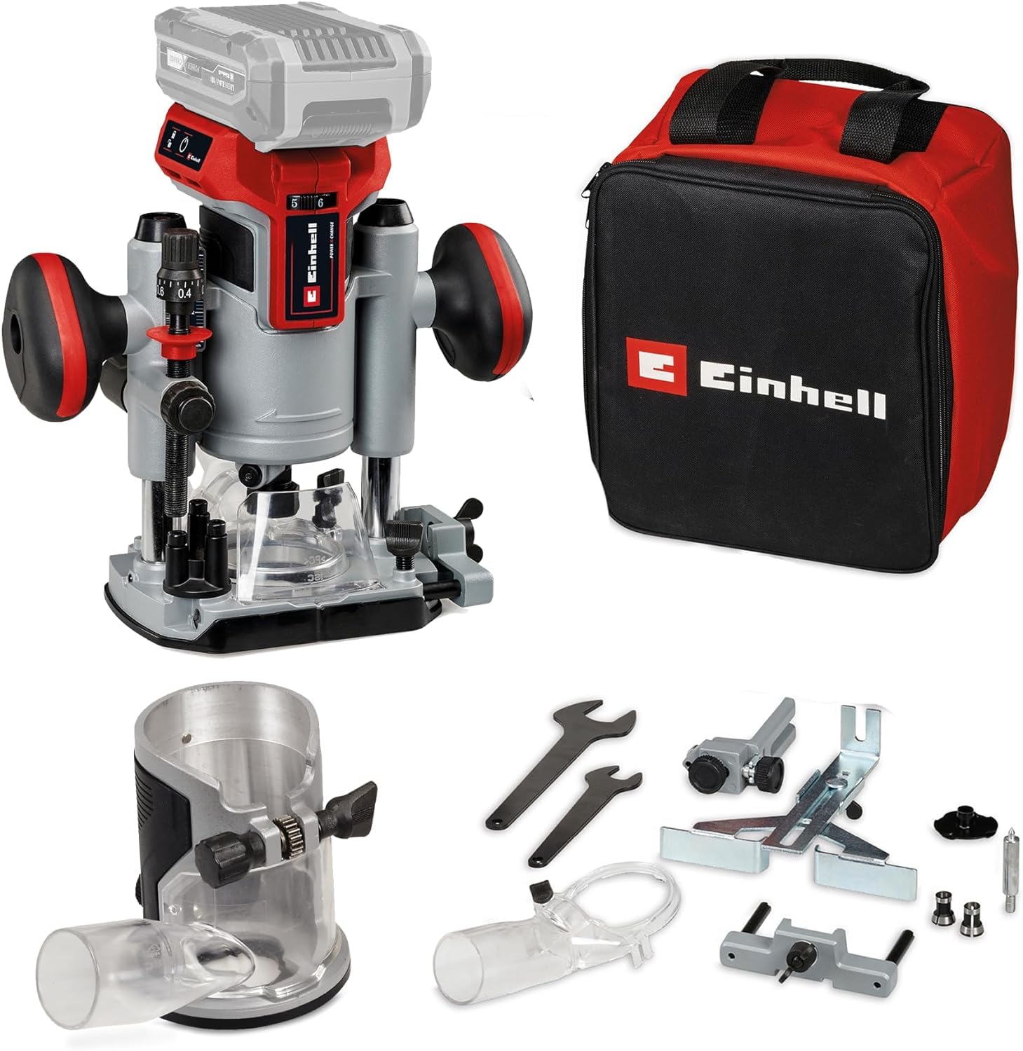 Einhell Professional Akku-Kantenfräse TP-ET 18 Li BL-Solo