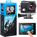 Akaso EK7000 Pro Action Cam 4K30FPS 20MP with Floating Handle Bag | WiFi 40M Underwater Camera Waterproof Ultra HD Touchscreen Adjustable Wide Angle Ice Action Cam with 2.4G Remote Control