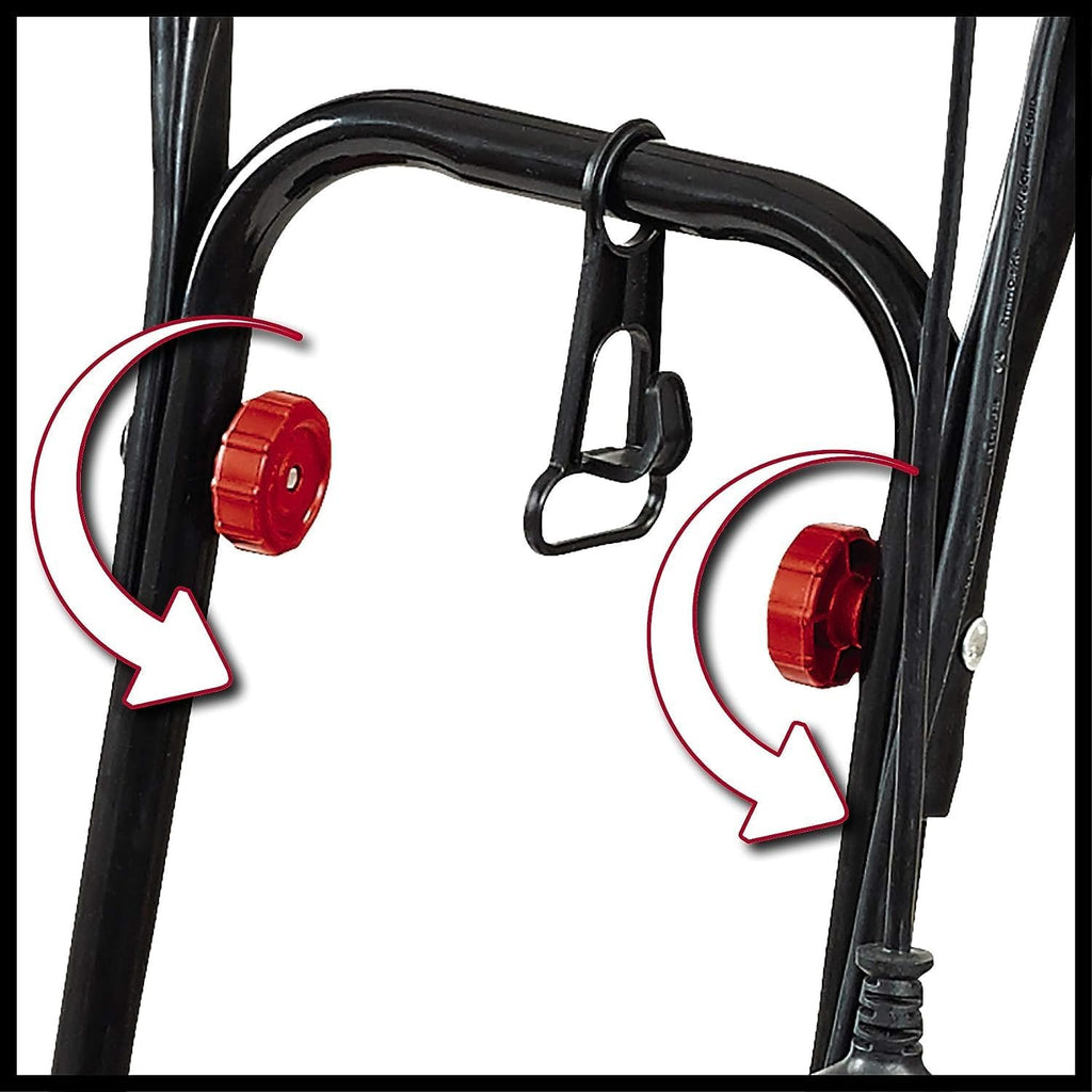 Einhell Elektro-Bodenhacke GC-RT 1440 M (1400 W, 40 cm Arbeitsbreite, 200 mm Arbeitstiefe, Reihenschlussmotor, Überlastkupplung, klappbarer Führungsholm)