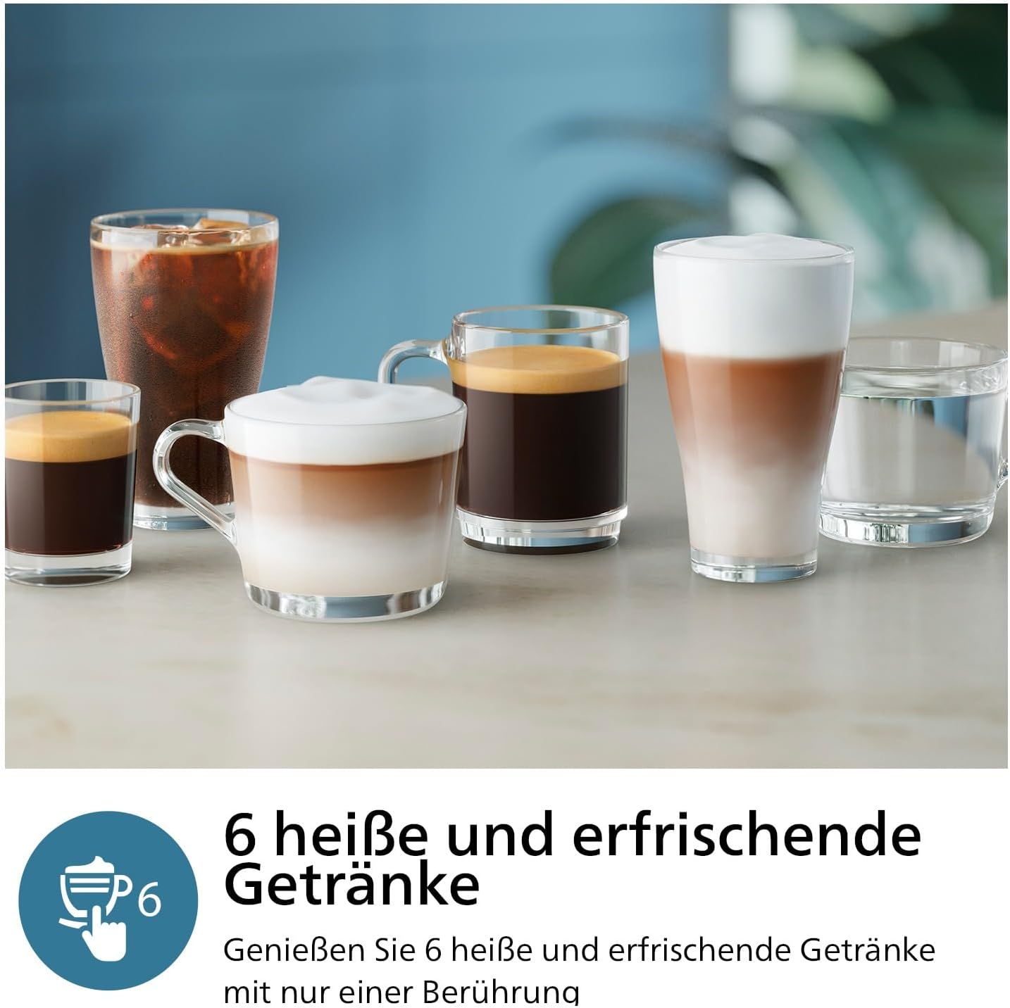 Philips EP3347/90 3300 Series LatteGo Kaffeevollautomat 1,8L – SilentBrew, AquaClean, 12-stufig, Schwarz/Chrom