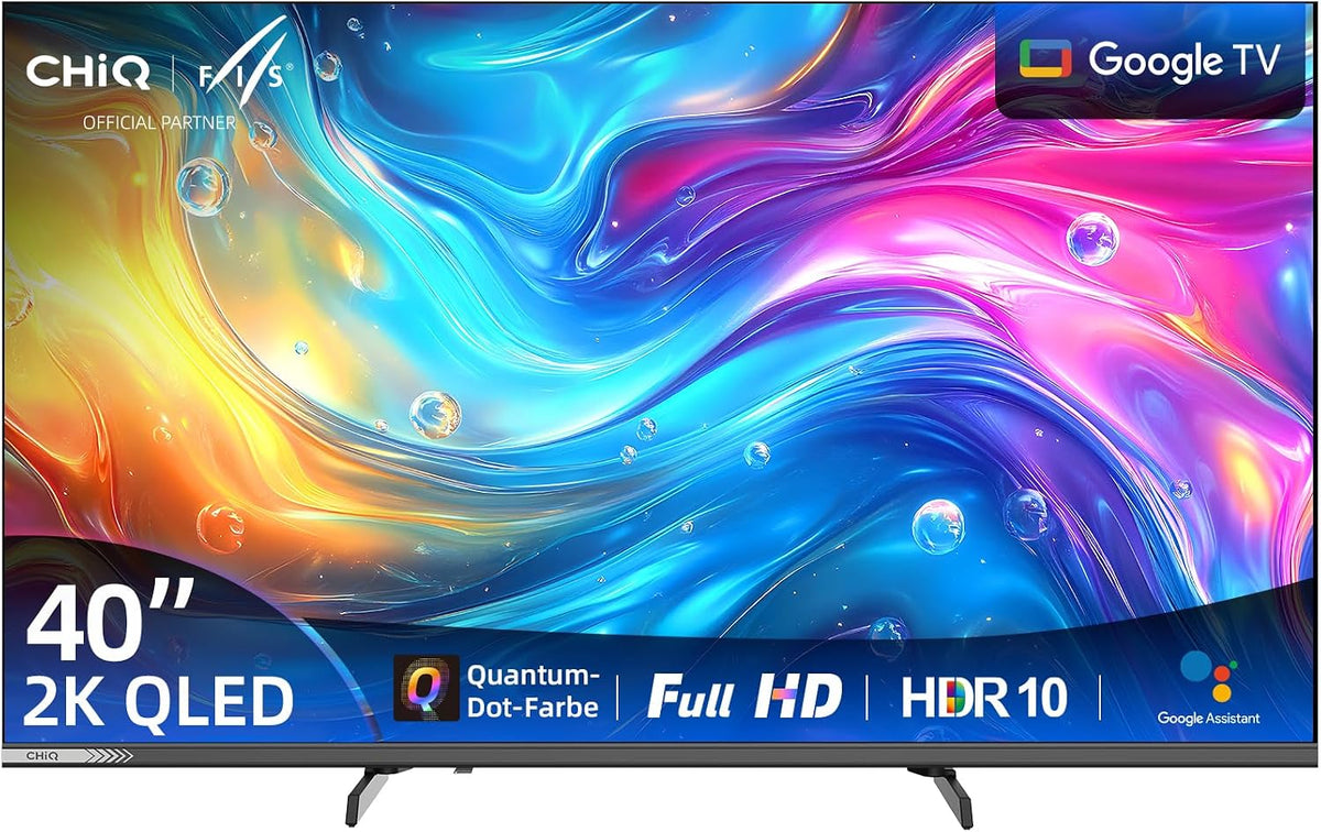 CHiQ L40QST 40 Zoll QLED Pro Google TV, Full HD, HDR10, Dolby Audio