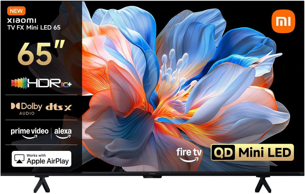 XIAOMI TV FX Mini LED 65" QD Mini LED Smart TV, 4K UHD, Fire TV, HDR10+