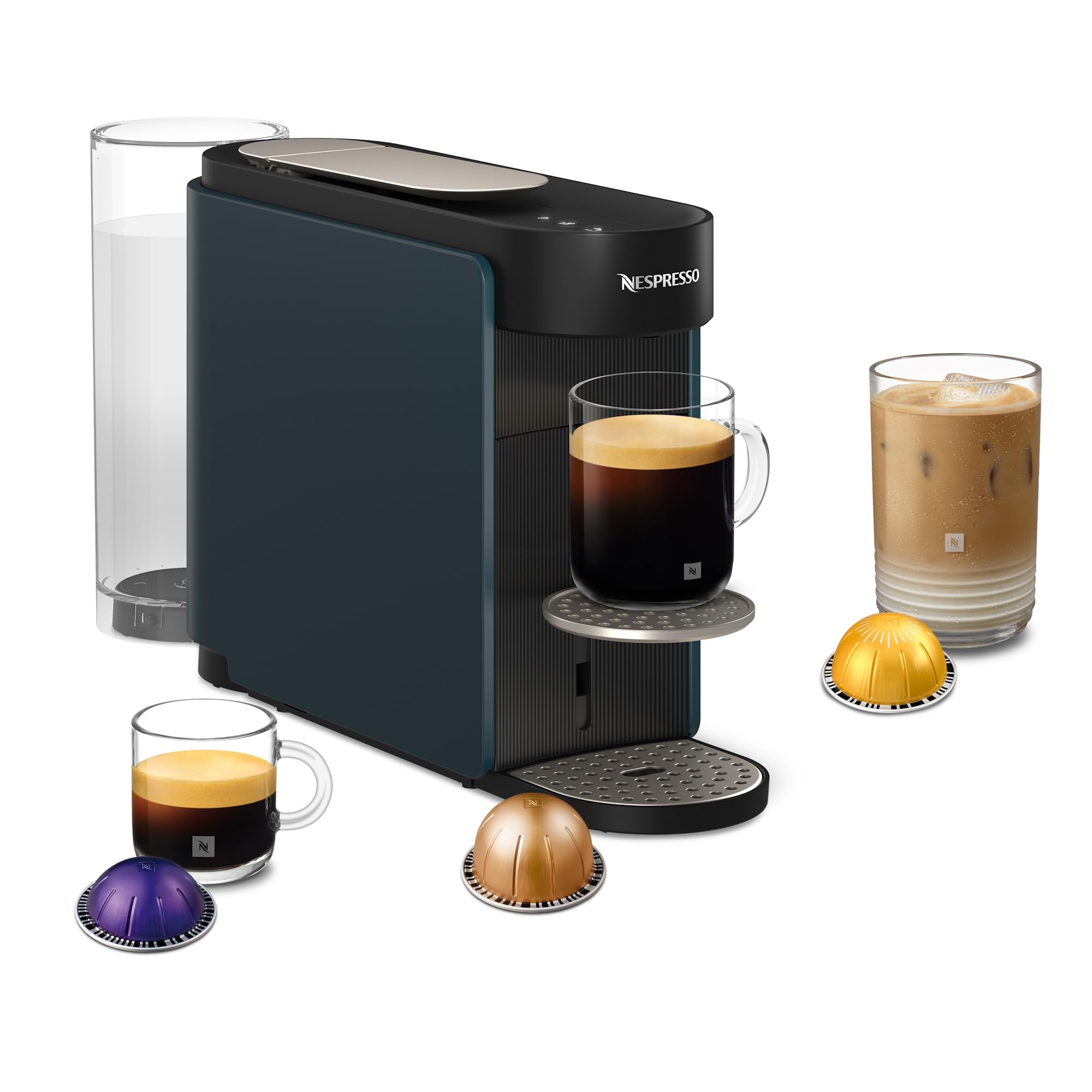 NESPRESSO KRUPS Vertuo Up Schwarz Kapselmaschine XN9408