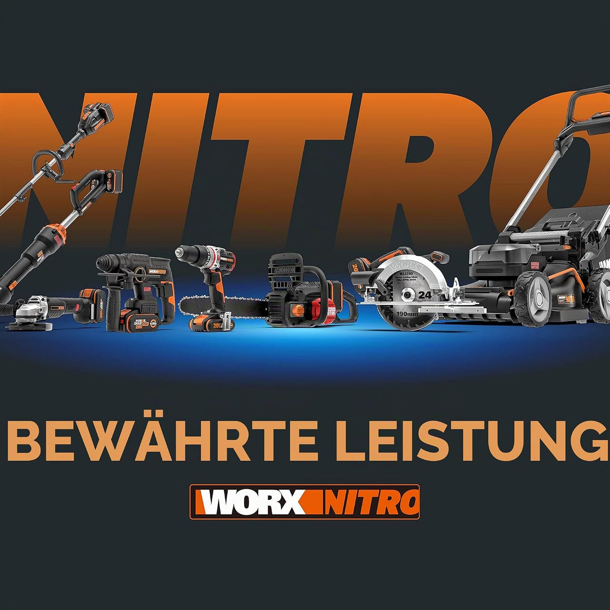 WORX WG543E.9 Profi Akku-Laubbläser Leafjet 20V, ohne Akku & Ladegerät