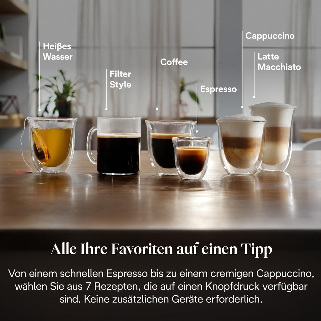 De'Longhi Magnifica Evo - Kaffeevollautomat 7 Getränke Schwarz