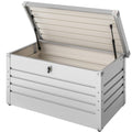 Gardebruk Gartenbox verschließbar, aus Metall, 385L, inkl. Handschuhe