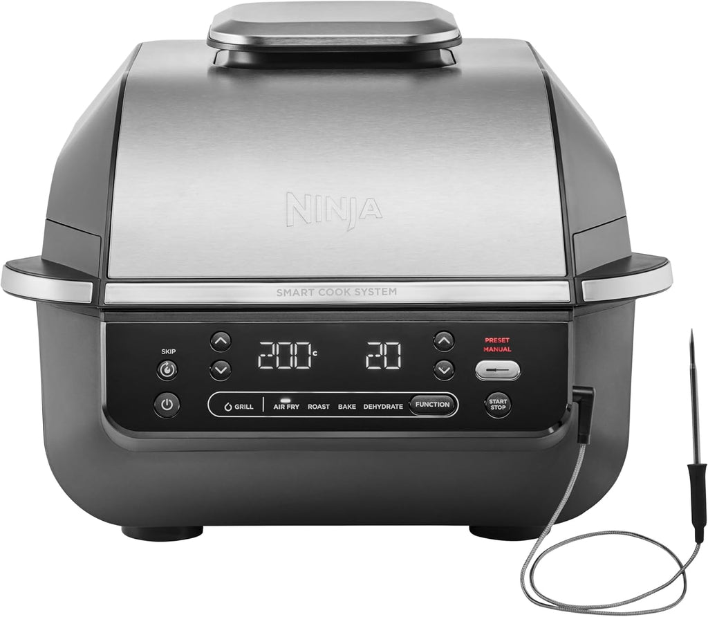 Ninja 5-in-1-Grill & -Heißluftfritteuse für den Innenraum, EG351EU