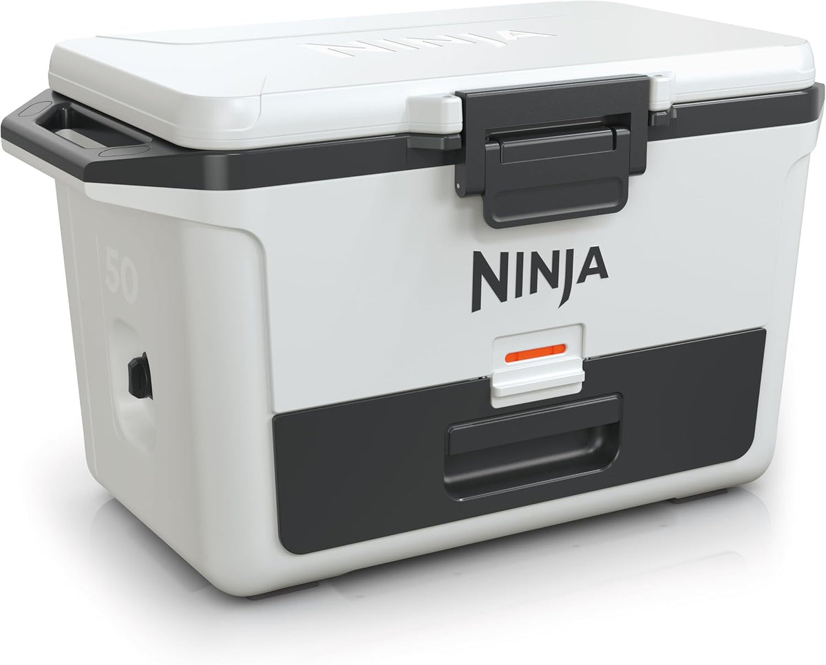 Ninja FrostVault Hard Cooler 47L, Premium isolierte Kühlbox, hält EIS bis zu 6 Tage
