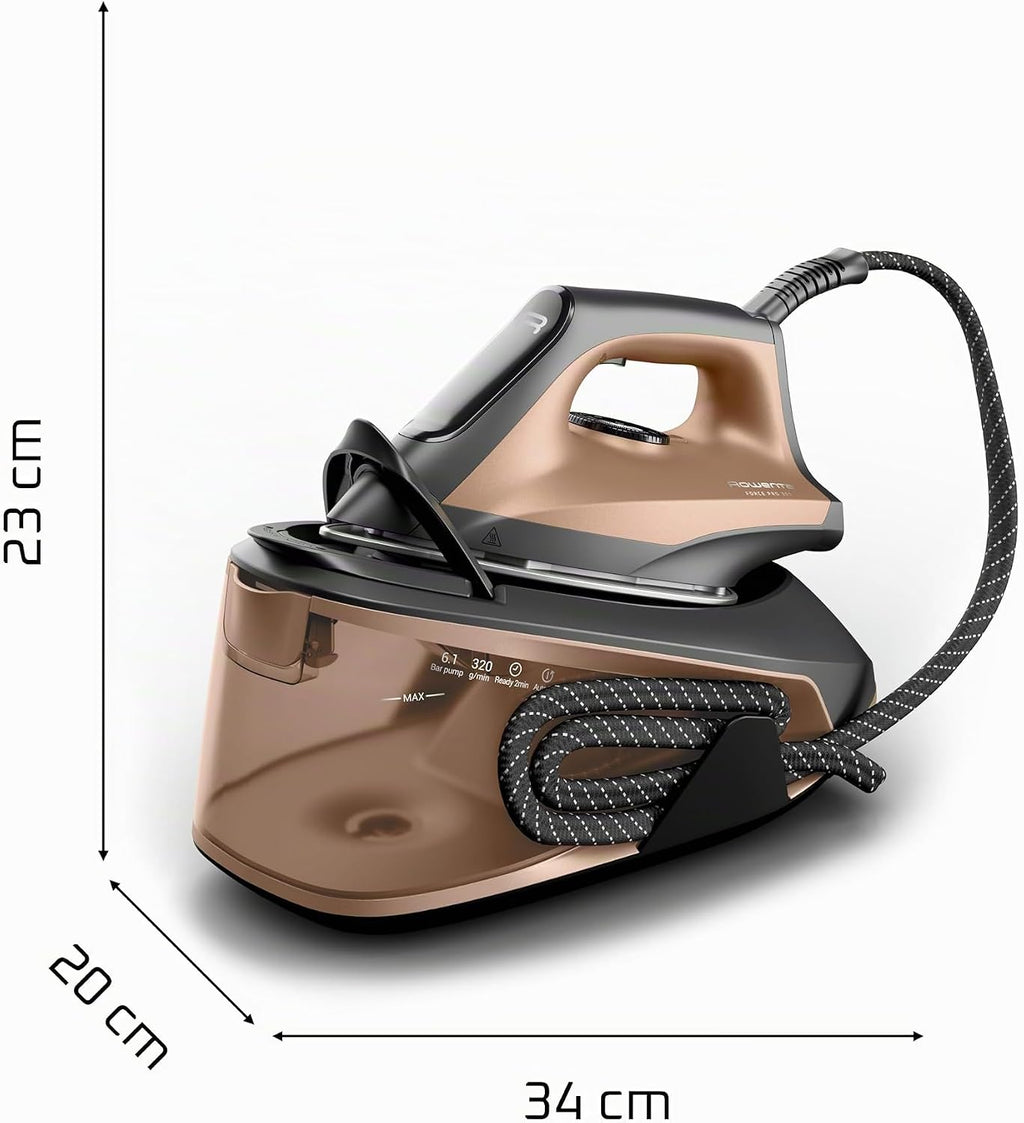 Rowenta Force Pro 300 Dampfbügelstation, 2400 Watt, 6,1 bar Pumpendruck