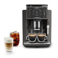 Krups Sensation Kaffeevollautomat mit Milchschaumdüse, Kaffeemaschine für Espresso, Cappuccino & Latte Macchiato, gemacht für Bohnenkaffee & Filterkaffee, bis zu 5 Kaffeegetränke und 2-Tassen-Funktion
